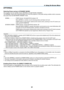 Page 7261
[OPTIONS(2)]
Selecting Power-saving in [STANDBY MODE]
The	projector	has	two	standby	modes:	[NORMAL]	and	[NETWORK	ST ANDBY].
The	NORMAL	mode	is	the	mode	that	allows	you	to	put	the	projector	in	the	pow er-saving	condition	which	consumes	
less	power	than	the	NETWORK	STANDBY	mode.
NORMAL �����������������������POWER indicator: Red light/STATUS indicator: Off
When [NORMAL] is selected, only the following buttons and feature will w\
ork:
POWER buttons on the projector cabinet and the remote control,...