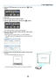 Page 11099
4.	 Click	the	“”(Projection)	icon	and	then	the	“		”(Exit)	
button.
5.	 Click	“Yes”.
6. Start the Image Express Utility Lite again.
7.	 Click	the	“		”	(Picture)	icon	and	then	the	“		”	button.
	 The	“4-point	Correction”	window	will	be	displa yed.
8.	 Click	the	“Start	Correction”	button	and	then	“Start	4-point	
Correction”	button.
 A green frame and a mouse pointer (  ) will be displayed.
•	 Four	[	•	]	marks	will	be	appeared	at	four	corners	of	the	green	
frame
9.	 Use	the	mouse	to	clic k	the	[	•	]	mark...