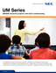 Page 1UM Series 
UM352W interactive projector with built in whiteboarding
The UM352W ultra-short throw projector with built-in whiteboard and interactivity functions brings 
collaboration to both classrooms and conference rooms. Together with a PC or Mac, the teaching tool will 
increase students’ attention and interaction within the classroom, increasing their retention of subject matter. 