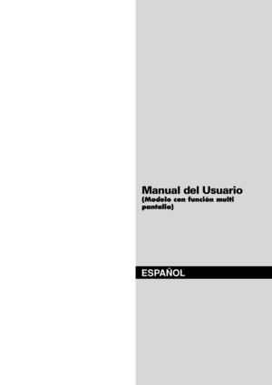 Page 146Manual del Usuario
(Modelo con función multi
pantalla)
ESPAÑOL
 