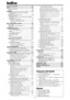 Page 198It-4
Indice
Informazioni importanti.............................................It-2
Indice........................................................................It-4
Contenuto dellimballo ......................................................It-4
Opzioni..........................................................................It-4
Installazione..............................................................It-5Requisiti per la ventilazione nel caso di montaggio
in luogo chiuso...