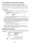 Page 3English-2
For the Customer to use in U.S.A. or Canada
Canadian Department of Communications Compliance Statement
DOC: This Class B digital apparatus meets all requirements of the Canadian Interference-Causing Equipment Regulations.
Cet appareil numérique de la classe B respecte toutes les exigences du Règlement sur le matériel brouiller du Canada.
C-UL: Bears the C-UL Mark and is in compliance with Canadian Safety Regulations according to CSA C22.2 No. 60950-1.
Ce produit porte la marque ‘C-UL’ et se...