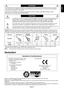 Page 3English
English-1
WARNING
CAUTION
CAUTION: TO REDUCE THE RISK OF ELECTRIC SHOCK, MAKE SURE POWER CORD IS UNPLUGGED FROM
WALL SOCKET. TO FULLY DISENGAGE THE POWER TO THE UNIT, PLEASE DISCONNECT THE
POWER CORD FROM THE AC OUTLET.DO NOT REMOVE COVER (OR BACK). NO USER
SERVICEABLE PARTS INSIDE. REFER SERVICING TO QUALIFIED SERVICE PERSONNEL.
This symbol warns user that uninsulated voltage within the unit may have sufficient magnitude to cause
electric shock. Therefore, it is dangerous to make any kind of...