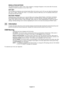 Page 14English-12
RESOLUTION NOTIFIER
This optimal resolution is 1600 x 1200. If ON is selected, a message will appear on the screen after 30 seconds,
notifying you that the resolution is not at 1600 x 1200.
HOT KEY
You can adjust the brightness and contrast directly. When this function is set to ON, you can adjust the brightness
with “Left” or “Right”, contrast with “Down” or “Up” buttons, while the OSM menu is off. The standard OSM can be
accessed with the EXIT button.
FACTORY PRESET
Selecting Factory Preset...