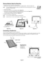 Page 7English-6
Figure R.2
Non-abrasive surface
Figure R.3 Figure R.4
Connecting a Flexible Arm
This LCD monitor is designed for use with a flexible arm.
Please use the attached screws (4pcs) as shown in the picture when installing. To meet the safety requirements, the monitor
must be mounted to an arm which guaranties the necessary stability under consideration of the weight of the monitor.
The LCD monitor shall only be used with an approved arm (e.g. GS mark).
Tighten all screws
100 mm 100 mmThickness of...