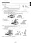 Page 11English-9
EnglishPreparation
Caution:After taking the monitor out of the outer box, place the monitor face-down on
the floor.
Avoid placing the monitor face-up as the screws in the stand may damage the
surface (e.g. table).
1. Lay a soft cloth on an even stable surface and place the monitor face-down on it.
DO NOT block ventilated openings with mounting accessories or other accessories.
TIP:•Prevent the glass surface and the Control button on the front panel from touching the table or floor surface or...