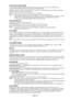 Page 30English-28
AUTO INPUT SWITCHING
Function that automatically selects a socket with an input signal in cases where there are multiple inputs.
The selected socket can be confirmed in Information on the OSD Screen.
ON: When there is no longer an input signal from the socket that is currently displayed, the display automatically
changes if a signal from another socket is input.
OFF: Automatic switching of the input signal display is not performed.
NOTE:•This function is supported only for PC connections (DVI...