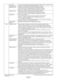 Page 22
English-20
AUTO FINE*1 
(Analog input only) This function automatically and periodically adjusts the “FINE” se\
tting for change in signal 
condition. This function adjusts approximately every 33 minutes.
H.RESOLUTION  Adjusts the horizontal size by increasing or decreasing the setting.  Press “RIGHT” button to expand the width of the image on the scree\
n.
 Press “LEFT” button to narrow the width of the image on the screen\
.
V.RESOLUTION  Adjusts the vertical size by increasing or decreasing the...