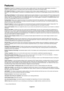 Page 32
English-30
Features
DisplayPort: DisplayPort is designed to be the future-ready, scalable solution for high performance digital display connectivity. It 
enables the highest resolutions, the fastest refresh rates and deepest c\
olor depths over standard cables.
DFP (Digital Flat Panel):  An all-digital interface for  at panel monitors which is signal compatible with DVI. As a DVI-based digital only 
connection, only a simple adapter is necessary for compatibility between\
 DFP and other DVI-based...