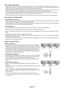 Page 32English-30 NOTE 2: IMAGE PERSISTENCE
Please be aware that LCD Technology may experience a phenomena known as Image Persistence. Image Persistence occurs when a
residual or “ghost” image of a previous image remains visible on the screen. Unlike CRT monitors, LCD monitors’ image persistence is not
permanent, but constant images being displayed for a long period of time should be avoided.
To alleviate image persistence, turn off the monitor for as long as the previous image was displayed. For example, if an...