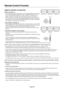 Page 30
English-28
REMOTE CONTROL ID FUNCTION
REMOTE CONTROL ID
The remote control can be used to control up to 100 individual MultiSync\
 monitors using
what is called the REMOTE CONTROL ID mode. The REMOTE CONTROL ID mode
works in conjunction with the Monitor ID, allowing control of up to 100 \
individual
MultiSync monitors. For example: if there are many monitors being used i\
n the same
area, a remote control in normal mode would send signals to every monito\
r at the same
time (see Figure 1). Using the...