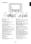 Page 11English-9
English
 
 
 
 
 
  
 
 
 
Terminal Panel
 AUDIO OUT
To output the audio signal from the AUDIO IN 1, 2 and 3
jack to an external device (stereo receiver, amplifier, etc.).
 VIDEO INPUT/OUTPUT Connector
VIDEO IN connector (BNC): To input a composite video
signal.
VIDEO OUT connector (BNC): To output the composite
video signal from the VIDEO IN connector.
S-VIDEO IN connector (Mini DIN 4 pin): To input the
S-VIDEO (Y/C separate signal).
 EXTERNAL CONTROL (D-Sub 9 pin)
IN connector: Connect...