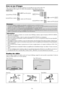 Page 54Fr-6
Dos de l’appareil 
trous de fixation Dos de l’appareil 
trous de fixation 
Fixation des câbles
Fixer les câbles à signal et les câbles au dos de l’écran d’affichage auquel ils sont raccordés en procédant à l’aide des
colliers de câble fournis avec l’écran à plasma.
Pour fixer Pour libérer
collier
trou de fixation
câbles
1. 2.
Remarque:
1. Les bornes VIDEO1 et RGB1 sont utilisables en INPUT (entrée) et OUTPUT (sortie).
Si LOOP OUT (MODE RÉPÉTITION) est sur MARCHE, ne pas raccorder un signal OUTPUT...