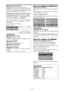 Page 84Fr-36
Affichage de l’information comme un texte
Exemple : Réglage “AFFICH. TEXT” sur “EN BAS”,
“ENTREE” sur “RGB1”, “TRSPARENCE” sur
“100%” et “AFFICHAGE” sur “NORMAL”
Sur “AFFICH. TEXT” dans le menu “OPTION4”,
sélectionner “EN BASS”, puis appuyez sur la touche
MENU/ENTER.
L’écran “AFFICH. TEXT” apparaît.
Réglez les éléments.
Informations
 Réglage AFFICH. TEXT
ARRET: N’affiche aucun texte.
EN HAUT / 1/2 SUP. / 1/2 INF. / EN BAS: Affiche
un texte à l’endroit spécifié.
 Réglage ENTREE
Règle l’entrée de...