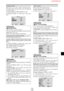 Page 29E-25
SCREEN WIPER
When this is set to ON, a white vertical bar moves
repeatedly from the left and of the screen to the right end
at a constant speed.
Example: Setting “SCREEN WIPER” to “ON”
On “SCREEN WIPER” of “LONG LIFE” menu, select
“ON”.
LONG LIFE
EXIT PLE
ORBITER
INVERSE
SCREEN WIPER
SOFT FOCUS:     AUTO
:     OFF
:     OFF
:     ON
:     OFF
SEL.
RETURNADJ.
Information
 SCREEN WIPER
ON: The white vertical bar appears.
You can set the time by pressing the MENU/ENTER
button while “ON” is set.
OFF:...