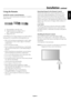 Page 11English
English-8
Using the Remote: 
Install the remote control batteries.
Th  e remote control is powered by AA batteries. To install or 
replace batteries:
  A.  Press and slide to open the cover.
  B.  Align the batteries according to the (+)    
    and (–) indications inside the case.
  C.  Replace the cover.
CAUTION: Incorrect usage of batteries can result in leaks or 
bursting. NEC recommends the following battery use:
Place “AA” size batteries matching the (+) and (-) signs 
on each battery to...