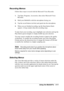 Page 83 
Using the MobilePro  4-11 
Recording Memos 
Follow these steps to record with the Microsoft Voice Recorder. 
1. Tap Start, Programs, Accessories, then select Microsoft Voice 
Recorder. 
2. Hold your MobilePro with the microphone facing you. 
3. Tap the record button (red dot) and speak into the microphone. 
4. When you are finished recording, tap the Stop button (black 
square). A beep sounds when the recording stops. 
To play back your recording, tap to highlight your selection and tap the 
Play...