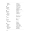 Page 48Index-2
left side, 8
MobilePro, 1
quick access, 26
right side, 7
top, 9
G
Getting help
resources, 30
Golfwits, 32
installation, 44
H
Hard reset, 6, 8
Headset jack
location, 9
Help
contents, 21
resources, 30
Host Interface
connector, 7
I
IR port
location, 9
L
LCD panel
cover, 12
LED
battery charging, 4
notification, 5
M
Memory
MobilePro, 3
Microphone
location, 9
MobilePro
back features, 5
bottom features, 10
calibration, 15
cleaning, 31cradle features, 10
features, 1, 3
front features, 4
items shipped, 2...