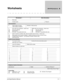 Page 136Job Specifications ManualA - 1
Worksheets    
 
Worksheet 1 Site Information
1. Site name  
                              
2. Contact name  
               Phone #  
            
Calls Answered
3. Total number of trunks     
   
Total number of stations   
  Number of calls per day     
   
4. Day calls to be answered   (check one)
All trunks (default)
Some trunks
No trunks   (forwarded calls only)Night calls to be answered   (check one)
All trunks (default)
Some trunks
No trunks...