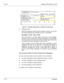 Page 1919 - 52Messages Issue 3 EliteMail VMS/EliteMail Limited
Figure 9-17   Message-Taking Fields on Application Screen Page 5
Message Counts
When the Expanded Transfer Options window is closed, you can see
the following display-only message counts for a subscriber.
New Msgs: 0 =0:00   Total: 0 =0:00
The first number in the New Msgs: field shows new messages,
followed by the combined time of these messages in hours:minutes.
The first number in the Total: field shows total messages, followed by
the total time...