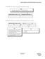 Page 117NDA-24315 CHAPTER 4
Page 105
Issue 1
AASP: Assignment of Administration Special Access Code
NND
NND appears when SIDA = 97 (Call Hold Conference).
The number of digits for an access code should be assigned in NND.
SERVICE INDEX A (SIDA) 1-255PNO 1-15A/G
56
PNO
This parameter specifies the Admin./Guest
Numbering Parameter Classification.
After assigning the PNO, go to the AOSP
command to skip this ACC.
After skipping the access code, the system
refers to the numbering data designated in
the next parameter...