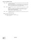 Page 26CHAPTER 3 NDA-24305
Pag e 8
Revision 1.0
BASIC DATA ASSIGNMENT FOR ISDN
STEP 6: AFRS - Assign Number Pattern Code (NPC) and Outgoing Route Selection Pattern Number (OPR)
for the dummy route number.
- NPC may include ISDN trunk access code and ISDN address but not a Sub Address (SA).
- OPR is a kind of intermediator between AFRS and AOPR. Therefore any number may be
used from 1 through 4000. (Be careful not to assign duplicated OPR.)
STEP 7: AOPR - Assign ISDN Bch route number to the OPR which has been...