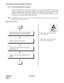 Page 338CHAPTER 4 NDA-24307
Page 310
Issue 1
UNIT/CIRCUIT CARD REPLACEMENT PROCEDURE
2.3.5 CLK Card Replacement Procedure
The CLK (PH-CK18) card is mounted in Slot No. 21 or 23 within the TSWM1. The card’s main
function is to supply basic clock signals to IMG2/3. This card receives clock signs from the PLO
located in TSWM0, thereby distributing the supplied 32,768 MHz CLK, 8 KHz FH (5msec x “n” FH
[for Wireless system]), PLO ACT signals and Hold tone to the TSW located in TSWM1. Use the
procedures below to...