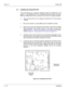 Page 57Issue 1AInfoSet 408
2 - 18Installation
2.4 Installing the SLI(2)-B10 ETU
This board allows you to add two additional single line telephones to the
system.  If the VMS(2)-B10 ETU is installed this board must be removed.
When the VMS(2)-B10 ETU is removed, voice mail is not longer provided.

When the SLI(2)-B10 ETU is installed, the PBR-B10 ETU must also be
installed.
1. Be sure the system is turned off during the installation process.
2. Remove the cover by loosening the two bottom screws with a...