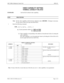 Page 361NECA 340-414-220 Revision 2.0 Page 1 of 2
MCU 5000A Multipoint Control Unit SPR-103
VIDEO CAPABILITY SETTING
TERMINAL CAPABILITY RELATED
SUMMARY:
Set the H.261 defined video capability.
STEP PROCEDURE 
Note:
Set the video capability with the factory shipment value (22H 02H
).  If change is necessary 
for any reason, follow the steps described below.
1 Enter the following command.
SSPR__ n1 =  x1 __n2 = x2 __ … ni = xi … ¿
ni:
System parameter addressA:  208H and 209H
B:  268H and 269H
[1] Video...