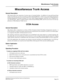 Page 263NEAX2000 IVS Business/Hotel/Data Features and Specifications
NDA-24158, Issue 2
Page 219
Miscellaneous Trunk Access
CCSA Access
Miscellaneous Trunk Access
General Description
This feature allows the connection of various types of external facilities.  In addition to Loop and Ground Start
Trunks, the following can also be interfaced with the NEAX2000 IVS:  CCSA Lines Code Calling Equipment,
Dictation Equipment, Foreign Exchange (FX) Lines, Radio Paging Equipment, and Wide Area Telephone Ser-
vice (WATS)...