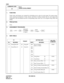 Page 171CHAPTER 3 ND-45669 (E)
Pag e 1 44
Revision 2.0
CM23
COMMAND CODE
TITLE:
TENANT DEVELOPMENT
23
4 . DATA  TA B L E :
1. FUNCTION:
Trunk routes and features are assigned by developing access codes for each tenant. For tenant assign-
ments requiring development of route advance and kind of calling terminal data for each trunk route
assignment, each development and the corresponding trunk routes are to be assigned using CM22 and
CM24.
2. PRECAUTION:
None
3. ASSIGNMENT PROCEDURE:
YY
TENANTSETTING DATA
RELATED...