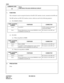 Page 209CHAPTER 3 ND-45669 (E)
Pag e 1 78
Revision 2.0
CM40
COMMAND CODE
TITLE:
FUNCTION OF RS-232C INTERFACE CIRCUIT
40
1. FUNCTION:
This command is used to assign the function of the RS-232C interface circuits, mounted on the MP card.
The MP card has two RS-232C interface circuits, which are used for the following purposes:
(1) PN-CP00/PN-CP00-B
(2) PN-CP03
(a) When using Built-in SMDR
(b) When not using Built-in SMDR
2. PRECAUTION:
None
PORT LOCATION
NUMBERPURPOSES CONNECTOR
Port 0 Local MAT D-SUB connector...