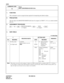 Page 285CHAPTER 3 ND-45669 (E)
Pag e 2 48
Revision 2.0
CM76
COMMAND CODE
TITLE:
DIGIT CONVERSION ON DID CALL
76
4. DATA TABLE:
1. FUNCTION:
This command is used to assign the data required for interpreting the dialed-in digits.
2. PRECAUTION:
The first digit in the RECEIVED DIGITS field must be assigned, in CM20 Y = 0-3, as a station number
801-811.
3. ASSIGNMENT PROCEDURE:
: Initial Data
Y
RECEIVED DIGITSSETTING DATA
REMARKS
No. MEANING DATA MEANING
0
1For Day mode
For Night modeX-XXXX:
Station number received...