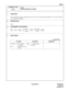 Page 440ND-45669 (E) CHAPTER 3
Pag e 3 97
Revision 2.0
CMD015
COMMAND CODE
TITLE:
STATION SERVICE CLASSES
D015
4. DATA TABLE:
1. FUNCTION:
This command is used to assign the class of service to each station and ATTCON.  The class functions
are assigned by CMD016.
2. PRECAUTION:
None
3. ASSIGNMENT PROCEDURE:
: Initial Data
1ST DATA 2ND DATA REMARKS
X-XXXX : Station Number 
(1 - 4 digits)
00 - 07 : ATTCON Number
(2 digits)XXX : Group Number
(001-053)
ST  +  D015  +  DE  +1ST DATA
(1 - 4 digits)+  DE  +2ND DATA
(2...