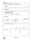 Page 447CHAPTER 3 ND-45669 (E)
Pag e 4 04
Revision 2.0
CMD033
COMMAND CODE
TITLE:
ROUTE INDEX FOR CALL DEVELOPMENT
D033
4. DATA TABLE:
On the basis of each Table Number assigned by this command, the type of call to the dialed digits is
assigned by CMD034 as shown below.
1. FUNCTION:
This command is used to assign a Type of Call Identifying Development Table for each outgoing trunk
route.
2. PRECAUTION:
Although the type of Call Identifier has no meaning for the U.S. market, this command and CMD034
must be...