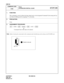 Page 451CHAPTER 3 ND-45669 (E)
Pag e 4 08
Revision 2.0
CMD100
COMMAND CODE
TITLE:
SYSTEM DATA PARTIAL CLEAR
D100
AP OFF LINE
Note:Before clearing the system data by this command, make the following switch setting on the PN-AP00 card.
1. FUNCTION:
This command is used to delete the data related only to the designated Command Code among the Sys-
tem Data for Billing and for assigning “0” as the data.
2. PRECAUTION:
None
3. ASSIGNMENT PROCEDURE:
STDE + D100 + ++DE + +EXE DXXXCCC
Command Code of the data to be...