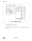 Page 29CHAPTER 1 ND-45670 (E)
Pag e 1 2
Revision 2.0
INTRODUCTION
Figure 1-2   SN610 ATTCON Key Numbers
Note:
The key No. 30-37 can be used as either Line/Trunk/Feature key or DSS key. In other words:
•Line/Trunk key, Feature key 
´ 16 + DSS key ´ 16 
or
•Line/Trunk key, Feature key 
´ 24 + DSS key ´ 8
When the key No. 30-37 is used as the Line/Trunk/Feature key, the Add-on Module Data assignments for
these keys are required, according to the same method as the ETJ-24DS-1 (Multiline Terminal providing
24...