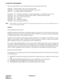 Page 116CHAPTER 4 ND-45857 (E)
Pag e 1 04
Revision 3.0
SYSTEM DATA PROGRAMMING
The next example details a local 7 digit call and will not used a Binary Facility Code.
CM8A405 - 2 (dialed number) = 001 (go to route pattern 000)
CM8A000 - 1 (1
st choice)=00210 (use LCR pattern 002 + trk route 10)
CM 855 - 2 = 7 (maximum number of digits dialed)
CM 8A502 - 157 =  04 (Kind of called party = Local) (dialed number is 7-digit NANP, select Local)
CM 8A502 - 158 =  01 (Called party Number Plan ID = ISDN / Telephony...