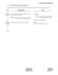 Page 149ND-45857 (E) CHAPTER 4
Addendum-001 Page 126-9
AUGUST, 1998 Revision 3.1
SYSTEM DATA PROGRAMMING
3.7.6 E-CCIS Tandem Connection Assignment
• When providing Tandem Connection (ISDN to CCIS/CCIS to ISDN), do the following programming.
START
DESCRIPTION DATA
Specify the combination of Trunk Routes allow-
ing the tandem connection.
Note:The Home-Side Virtual Tie line routes must
be included for all Tandem combinations.
(1) XX XX
00-63 (Incoming Trunk Route)
00-63 (Outgoing Trunk Route)
(2) 0/1 :...