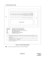 Page 30ND-45503 (E) CHAPTER 2
Page 21
Revision 2.0 4.3 Bay Face Layout for Cards
Figure 2-2  Circuit Card Mounting Slots
Note:For the details of mounting condition, refer to Circuit Card Manual.
BUILT-IN BATTERY
PIM
0-7
LT00LT01LT02LT03LT04LT05LT06LT07LT08LT09LT10/AP0LT11/AP1LT12/AP2LT13/AP3LT14/AP4LT15/AP5FP/AP6MP/FP/AP7BUS/AP8
*1
PWR
*2 *3 *4
LT00-LT15: Line/trunk circuit card mounting slots
AP0-AP8: Application circuit card mounting slots
MP: PN-CP00/PN-CP00-B/PN-CP03 mounting slot
FP: PN-CP01 mounting...