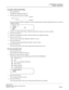 Page 54ATTENDANT CONSOLEAttendant Programming
NEAX2000 IVS2
Business/Hotel/Data Features and Specifications  
NDA-24271, Issue 1.0  Page 31
To program system speed dialing
1. Press the SPD key.
The SPD key LED (red) comes on.
2. Dial the speed dial block # (5 digits).
The selected block number is displayed as follows along with the currently registered trunk access code and
telephone number.
3. If there is no change skip to Step 4, otherwise dial the new trunk access code to register.
4. Press the Answer key....