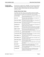 Page 33NDA-30080   Revision 1.0Page 23
Sentry Installation Guide Sentry Alarm Control Terminal
Function Keys 
Configuration FileThe function keys configuration file, “keys.cfg”, contains function key definitions. 
Each function key definition contains a function key symbol, a handler routine 
index, and an optional handler parameter string. Function key assignments are 
changed by specifying a different handler index and/or parameter string for a 
function key symbol.
Handler Routine Index Values
The handler...