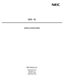 Page 1UCD - XL
INSTALLATION GUIDE
NEC America, Inc.
NDA-30078-001
Revision 1.0
January, 1997
Stock # 241730 