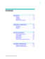 Page 3i
Contents
Introduction . . . . . . . . . . . . . . . . . . . . . . .  1-1
Application Configurations  . . . . . . . . . .  2-1
Technical Description . . . . . . . . . . . . . . .  3-1
Installation & Maintenance . . . . . . . . . . .  4-1 