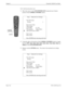 Page 84Page 5-26NDA-24230 Issue 2.0
Chapter 5 VisuaLink 128/384 User Guide
5.6.5  Set the auto power save
¬
Move the cursor to the AUTO POWER SAVE
 using the top or bottom 
portion of the CAMERA CONTROL
 button.
Á
Using the right or left portion of the CAMERA CONTROL
 button to toggle 
between OFF
, 1min
, 2min
, 3min
, 4min
, 5min
, 6min
, 7min
, 8min
, 9min
 and 
10min 
for the AUTO POWER SAVE
.
Â
Register with the ENTER
 button.  You return to the optional user settings 
screen.
              Step 1 -...