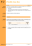 Page 113Features & Specifications, Flexible Line KeyF-2, Page 107A6-506000-642-02
Xen AlphaRelease 1.0
F-2Flexible Line Key
FEATURE
DESCRIPTION
The line keys on the Multiline telephones are designed for flexibility of use. Line keys that
are not used to access external lines can be assigned for:

speed dialling
one-touch/feature access key operation for seizing internal of external telephone lines
dialling access codes that are used to set/cancel features such as microphone on/off and
headset on/off
STATION...