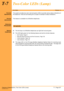 Page 243Features & Specifications, Two-Color LEDs (Lamp)T-7, Page 237A6-506000-642-02
Xen AlphaRelease 1.0
T-7Two-Color LEDs (Lamp)
FEATURE
DESCRIPTION
The system provides two-color (red and green) LEDs to provide various status indications of
the telephone. Hold and call waiting are a couple of example of status indications.
S
TATION
APPLICATION
This feature is available for all Multiline telephones.
O
PERATING
PROCEDURES
 
S
ERVICE
CONDITIONS
!The line keys on all Multiline telephones can light both red and...