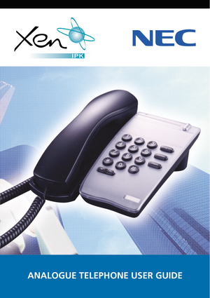 Page 1ANALOGUE TELEPHONE USER GUIDE   