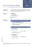 Page 345Features and Specifications Manual G1 – 335
Doc. No. 8201 - Release 1.0
July 2003
General Purpose RelaysG-1
FEATURE 
DESCRIPTIONTwo relays located on the ECR-U(  ) ETU are designated for use as an
application dictates. These relays are either off or on, and do not change
state until a station user manually makes the change.
SYSTEM 
AVAILABILITYTerminal Type
All Multiline Terminals.
Attendant Add-on Console.
Required Components
ECR-U(  ) ETU
OPERATING 
PROCEDURES
1. Press the key assigned GPR0 or GPR1.
2....