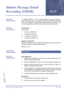 Page 547Features and Specifications Manual S15 – 539
Doc. No. 8201 - Release 1.0
July 2003
Station Message Detail 
Recording (SMDR)S-15
FEATURE 
DESCRIPTIONAn optional MIFM-U(  ) ETU provides detailed outside call records of
system telephone usage. This supports cost control by identifying telephone
users, trunk usage, and digits dialled. SMDR enables connection of call
accounting equipment to audit local and long distance telephone bills.
SYSTEM 
AVAILABILITYTerminal Type
All terminals:
1. Incoming CO/PBX Call...